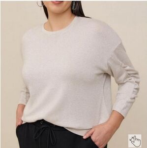 Cream Long Sleeve Sweater